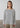 Striped Boxy T-Shirt for Women Boat Neck & Side Slits