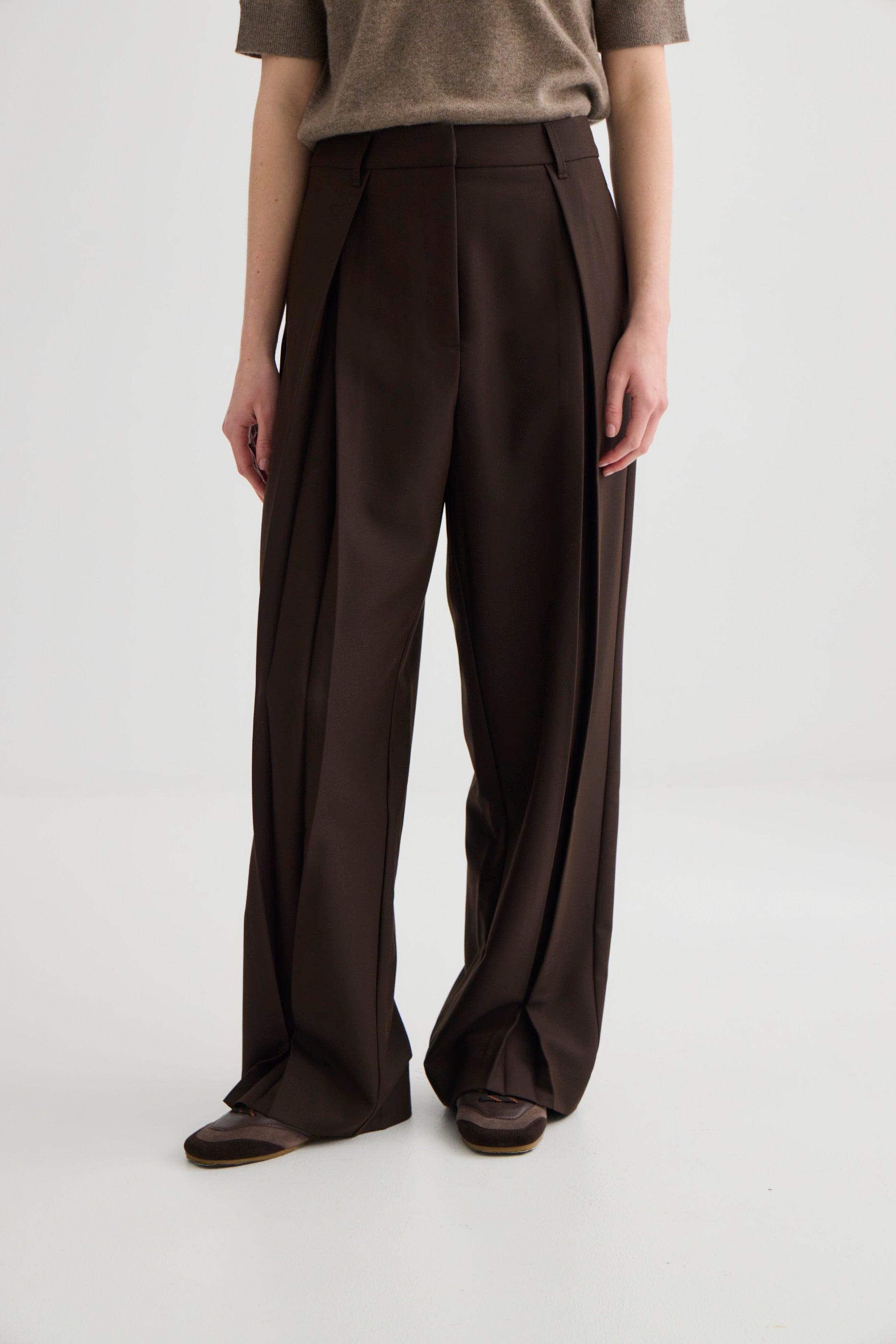 【TROVE】pino wide trousers Traveller Wide Leg Pants - Grape – Blue Magnolia