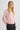cashmere short sleeve sweater in pale pink