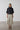 Women's Black Linen Shirt - 100% Linen, Elbow-Length Sleeves
