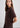 Silk Cotton Knit T-Shirt in Chocolate