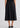 Woman wearing black top and skirt