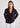 Woman wearing chocolate Cardigan